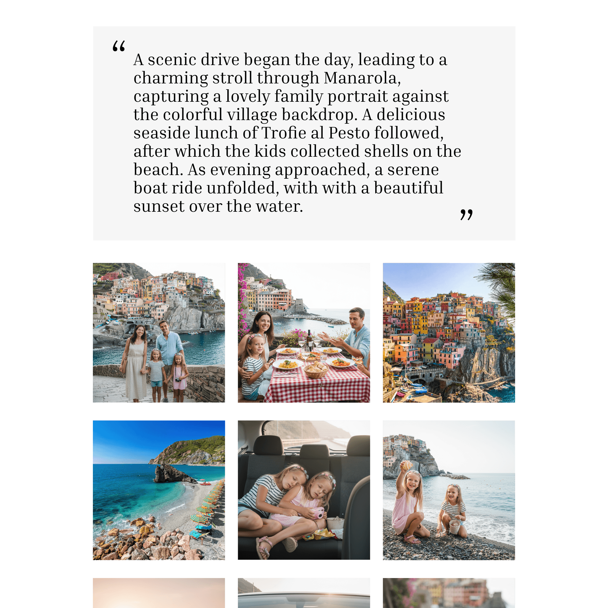 Your day, written for you